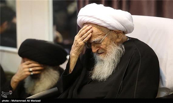 ‌ابلاغ پیام تسلیت سید‌حسن نصرالله به بیت آیت‌الله صافی‌گلپایگانی