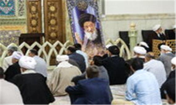 مراسم بزرگداشت آیت الله علوی گرگانی حرم حضرت معصومه (س) برگزار شد