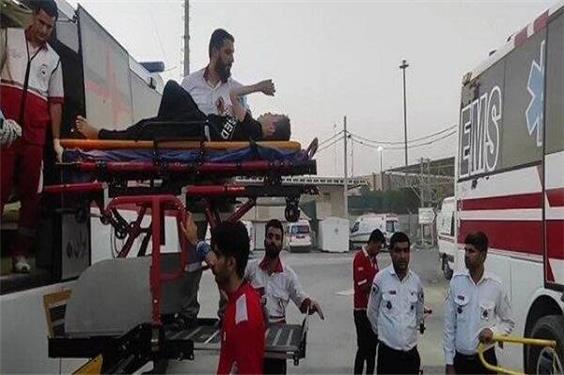 انتقال هفت زائر مصدوم از کربلا به مرز مهران