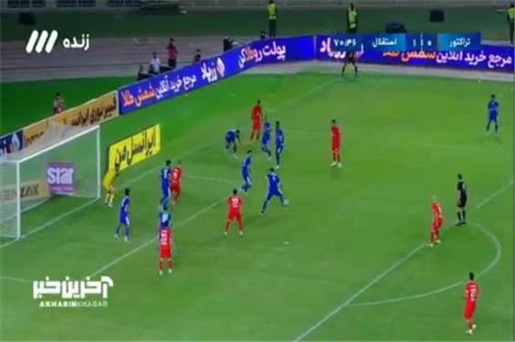 واکنش دیدنی آدان بازهم مانع گلزنی بازیکنان تراکتور شد