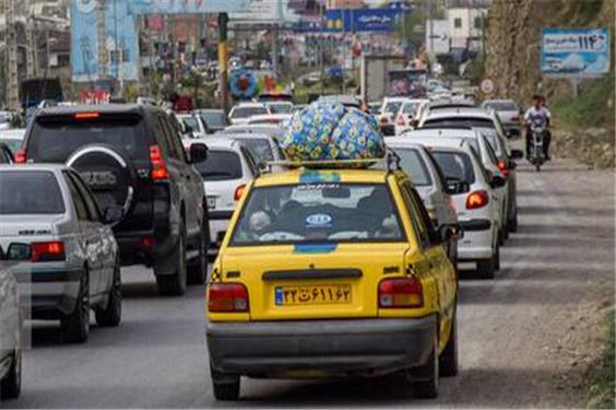 ترافیک سنگین در جاده‌های شمالی کشور