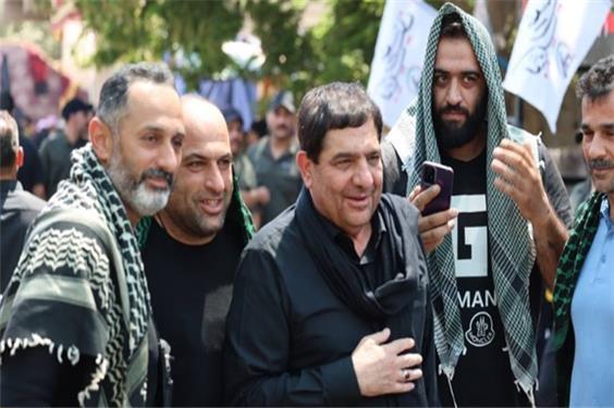 حضور مخبر در راهپیمایی اربعین حسینی