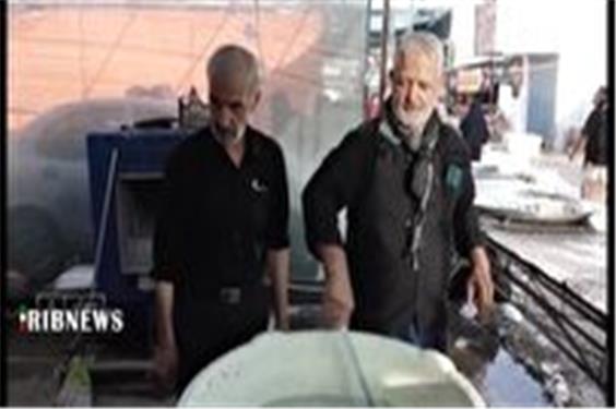 خدمت‌رسانی موکب سید الشهدا سلفچگان به زائران حسینی