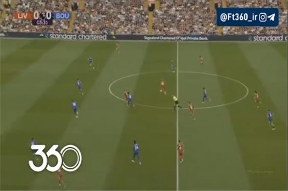 واکنش عالی پتروویچ روی ضربه صلاح؛  لیورپول 0-0 بورنموث