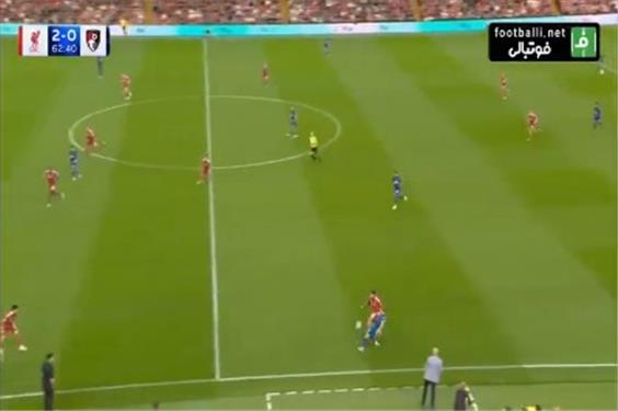 گل اول بورنموث به لیورپول توسط آنتونیه سمنیو؛ لیورپول 2- 1 بورنموث