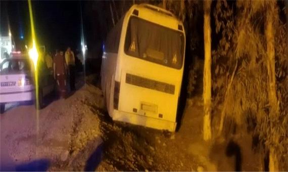 حادثه برای اتوبوس حامل زائران کربلا در محور مهران