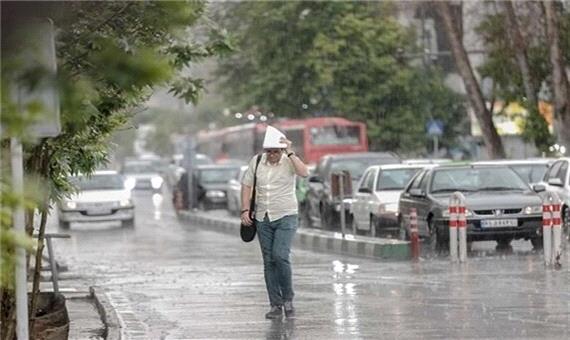 تشدید بارش در 4 استان و رگبار و خیزش گردوخاک در 16 استان