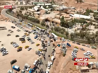 تصاویر هوایی از مرز خسروی