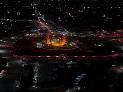 تصویر هوایی از بین‌الحرمین