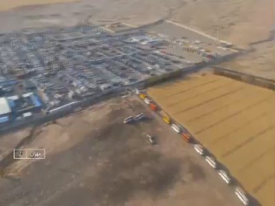 تصاویر هوایی از پایانه مسافربری مهران