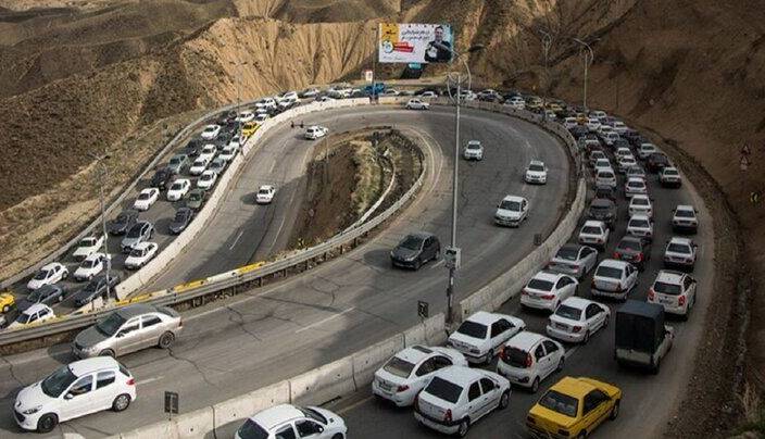 رفع محدودیت ترافیکی جاده چالوس از ساعت ۱۶