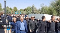 تشییع مادر شهید در قم