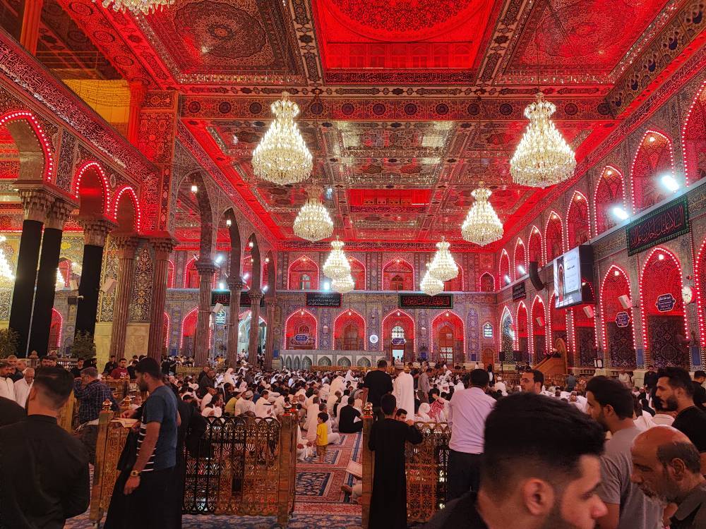 حال و هوای حرم سیدالشهدا (ع) در ایام عزاداری پایان صفر