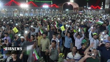 طنین ندای لبیک یا مهدی (عج) در مسجد مقدس جمکران