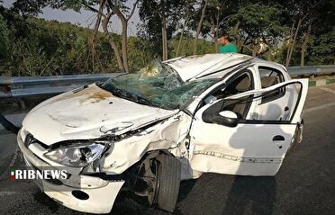 واژگونی پژو ۲۰۶ با ۷ مصدوم در بلوار الغدیر قم