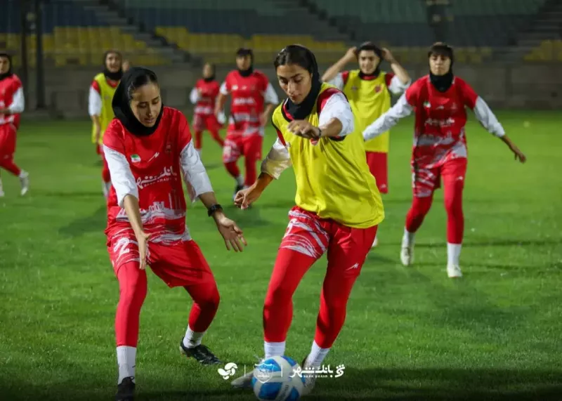 تمرین زنان پرسپولیس برای اولین برد لیگ برتری