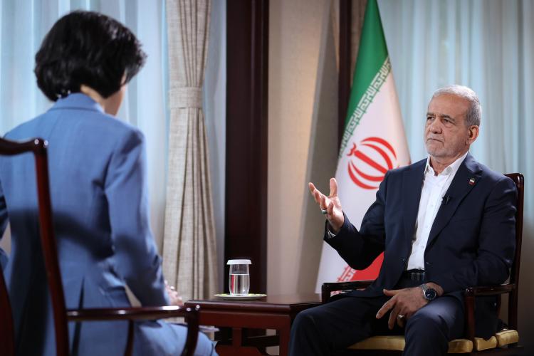 پزشکیان در گفتگو با شبکه تلویزیون چین: ما هیچ برنامه‌ای برای فعالیت خارج از چارچوب‌های آژانس انرژی اتمی نداریم
