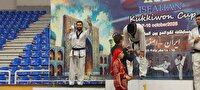 مدال نقره برگردن تکواندوکار قمی در مسابقات بین المللی کوکی وان کاپ