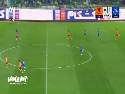 استارت عالی سحرخیزان و در ادامه ضربه وی که بی دقتی به بیرون رفت