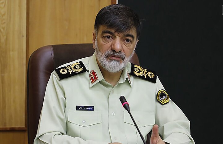 سردار رادان: پلیس گردن اشرار را خُرد می‌کند