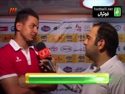 حامد لک و توانایی تشخیص نوع و سبک سوت اعتراضی در دوران دروازه بانی تراکتور در سال ۱۳۹۳