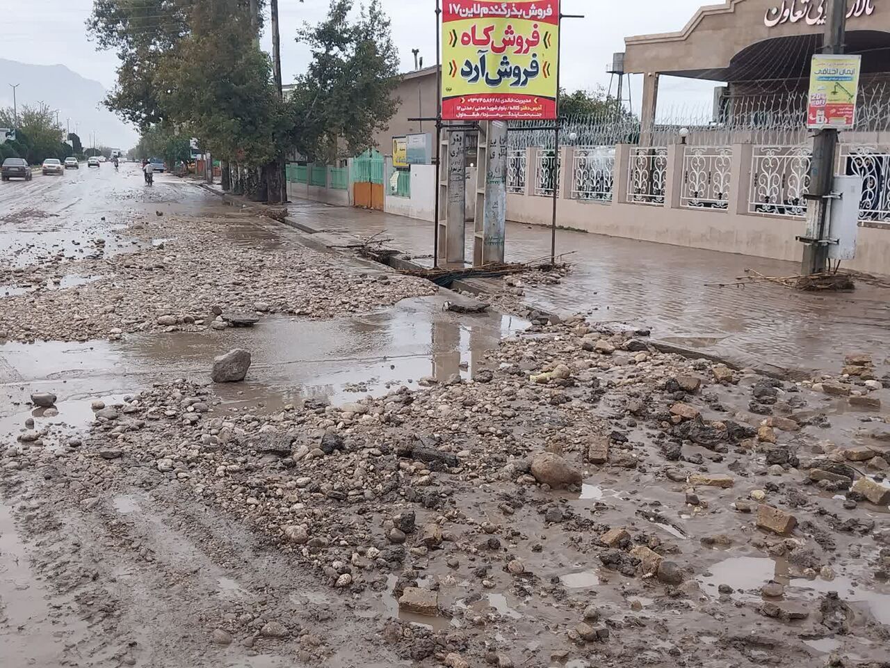 سیل در کلاله