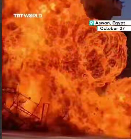 انفجار سیلندر گاز داخل یک نانوایی در مصر