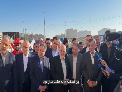 بازدید معاون اجرایی رئیس‌جمهور از ایستگاه پمپاژ ملی راه و خط انتقال طرح جامع فاضلاب اهواز