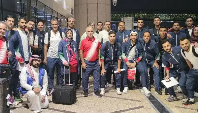 اولین تیم ورزش ایران وارد ریاض شد