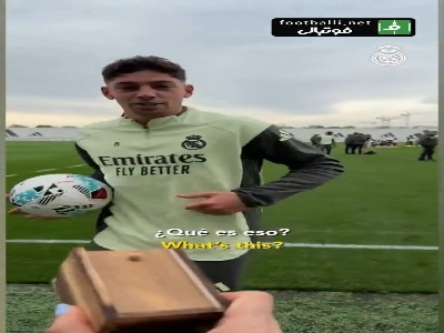 کلیپ فان از ترساندن بازیکنان رئال مادرید به بهانه هالووین