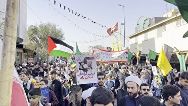 راهپیمایی باشکوه ۱۳ آبان در قم