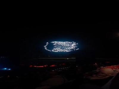 نمایش پهبادی در مراسم افتتاحیه بازی های همبستگی کشورهای اسلامی