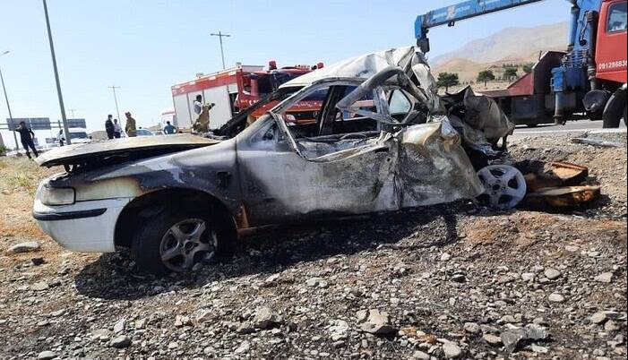 تصادف مرگبار محور کاشان به قم سه کشته داشت