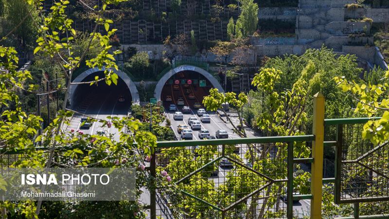 هر دو مسیر تونل رسالت امشب مسدود است