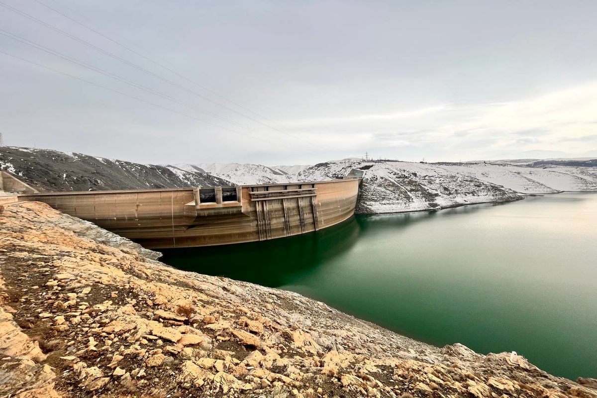 وضعیت میزان آب سد زاینده‌رود اصفهان