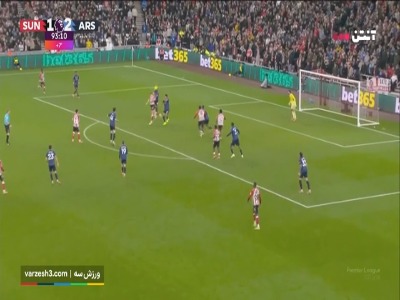 گل دوم ساندرلند به آرسنال