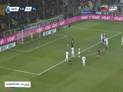 گل دوم آث میلان به پارما توسط لیائو