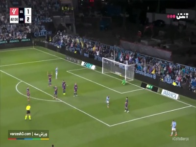 گل دوم سلتاویگو به بارسلونا توسط ایگلسیاس