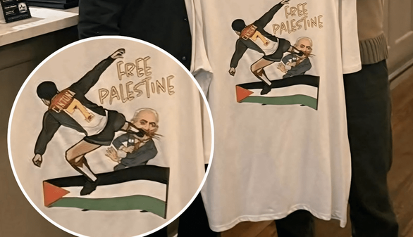 لگد کونگ‌فویی کانتونا به صورت نتانیاهو