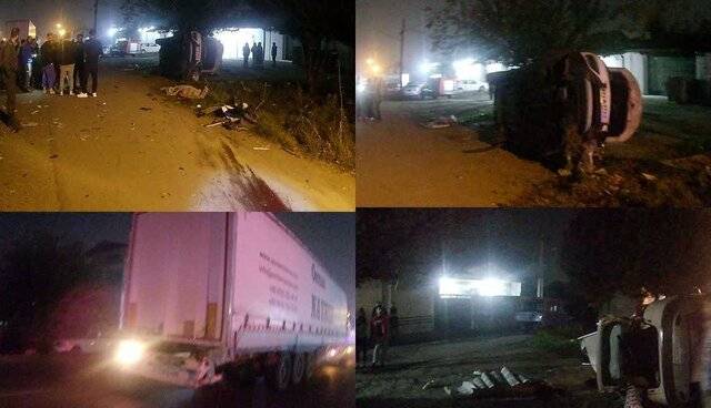 برخورد مرگبار خودروی سواری با تریلی؛ ۳ جوان جان باختند