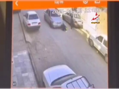 حاوی صحنه دلخراش؛ زیر گرفتن یک‌ دانش‌آموز توسط راننده خانم