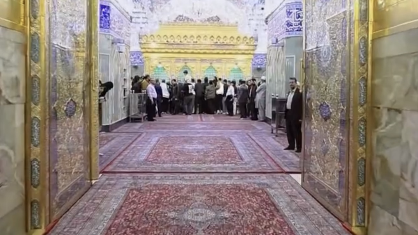فرش‌های حرم حضرت عباس(ع) تعویض شد