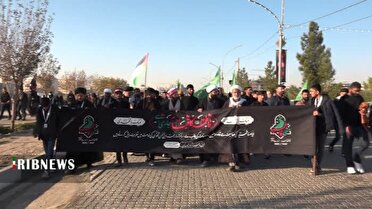 عرض ارادت طلاب اردو زبان در طریق المهدی به بانوی دوعالم