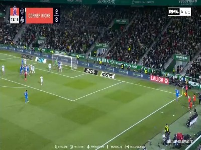 گل اول رئال مادرید به الچه توسط هویسن ۷۸