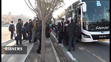 اعزام  نخستین گروه دانش آموزان پسر استان قم به اردوی راهیان نور