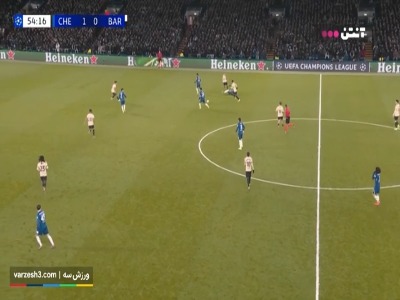 گل دوم چلسی به بارسلونا