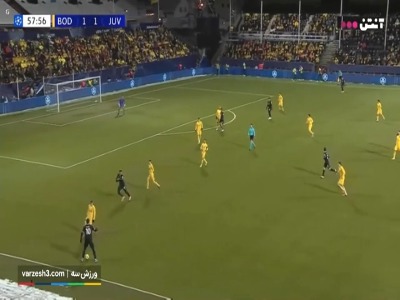 گل دوم یوونتوس به بوده توسط مک‌کنی