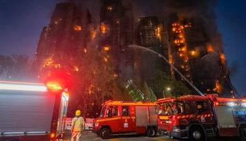 شمار جان‌باختگان آتش‌سوزی در هنگ‌کنگ به ۱۲۸ نفر رسید