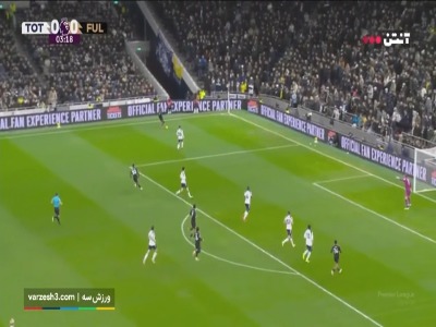 گل اول فولام به تاتنهام