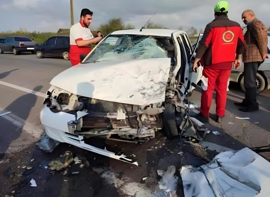 تصادف مرگبار سمند با پراید ۳ قربانی گرفت